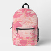 Rosa Camouflage, Militär, Armee Bedruckter Rucksack (Vorderseite)