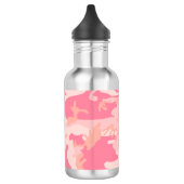 Rosa Camouflage, Militär, Armee Edelstahlflasche (Links)
