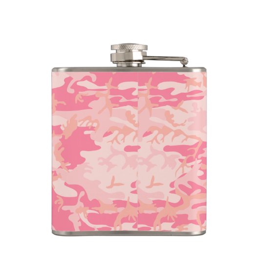 Rosa Camouflage, Militär, Armee Flachmann (Rückseite)