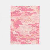 Rosa Camouflage, Militär, Armee Fleecedecke (Vorderseite)