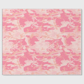 Rosa Camouflage, Militär, Armee Geschenkpapier (Flach)
