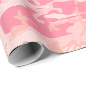 Rosa Camouflage, Militär, Armee Geschenkpapier (Rolleneckpunkt)