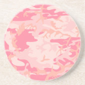 Rosa Camouflage, Militär, Armee Getränkeuntersetzer (Vorne)