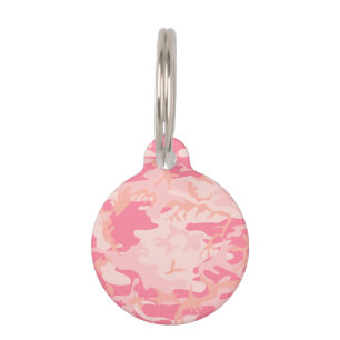 Rosa Camouflage, Militär, Armee Haustiermarke