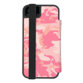 Rosa Camouflage, Militär, Armee Incipio iPhone Geldbeutel-Hülle (Folio Rückseite)