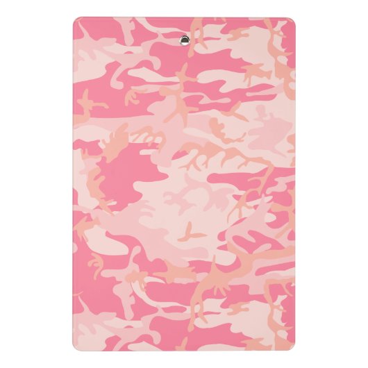 Rosa Camouflage, Militär, Armee Mini Klemmbrett (Rückseite)