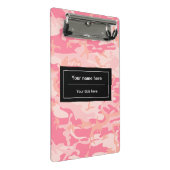 Rosa Camouflage, Militär, Armee Mini Klemmbrett (Schrägansicht)
