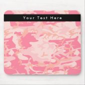 Rosa Camouflage, Militär, Armee Mousepad (Vorne)