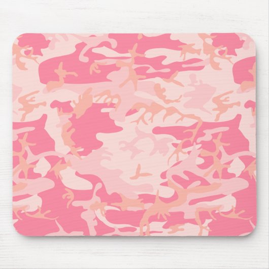 Rosa Camouflage, Militär, Armee Mousepad (Vorne)