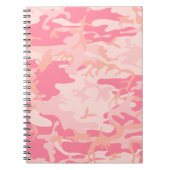Rosa Camouflage, Militär, Armee Notizblock (Vorderseite)