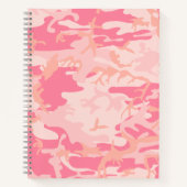 Rosa Camouflage, Militär, Armee Notizblock (Vorderseite)