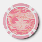 Rosa Camouflage, Militär, Armee Pokerchips (Rückseite)