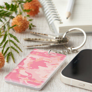 Rosa Camouflage, Militär, Armee Schlüsselanhänger