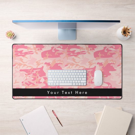 Rosa Camouflage, Militär, Armee Schreibtischunterlage (Büro 1)