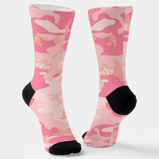 Rosa Camouflage, Militär, Armee Socken (Gewinkelt)