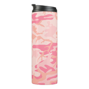 Rosa Camouflage, Militär, Armee Thermosbecher