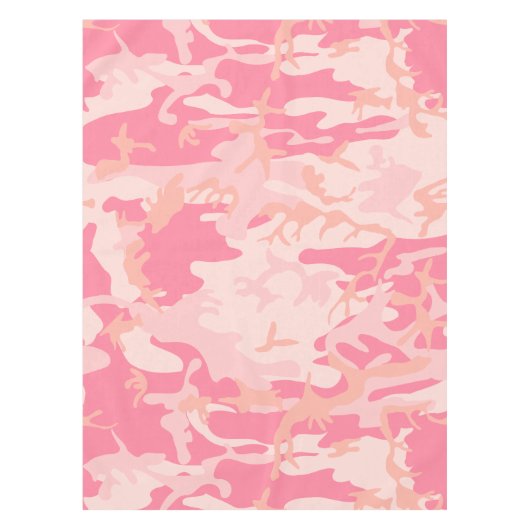 Rosa Camouflage, Militär, Armee Tischdecke (Vorderseite)