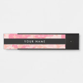 Rosa Camouflage, Militär, Armee Türschild (Vorderseite )