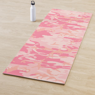 Rosa Camouflage, Militär, Armee Yogamatte