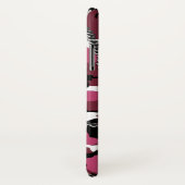 Rosa Camouflage mit Hundeplaketten Case-Mate iPhone Hülle (Hinten/Rechts)