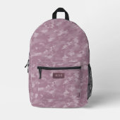 Rosa Camouflage Moderner Camouflage gedruckter Ruc Bedruckter Rucksack (Vorderseite)