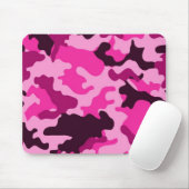 Rosa Camouflage Mousepad (Mit Mouse)