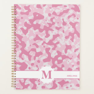 Rosa Camouflage Muster Abstrakte Art Dekoration Planer
