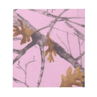 Rosa Camouflage Notizblock