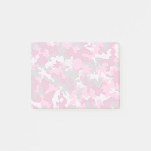 Rosa Camouflage Post-it Klebezettel