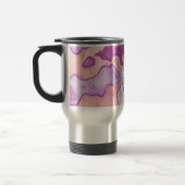 Rosa Camouflage-Reise-Tasse Reisebecher (Links)