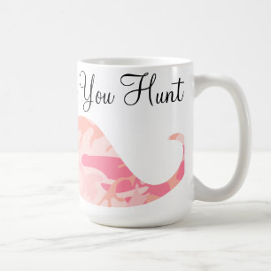 Rosa Camouflage-Schnurrbart - i-Schnurrbart, wenn Kaffeetasse