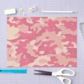 rosa Camouflage Seidenpapier (Handwerk)