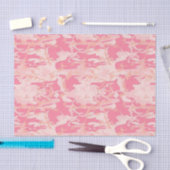 Rosa Camouflage Seidenpapier (Handwerk)
