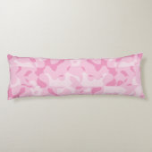 Rosa Camouflage Seitenschläferkissen (Rückseite)