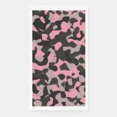 Rosa Camouflage Serviette (Vorderseite)