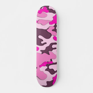 Rosa Camouflage / Skateboard