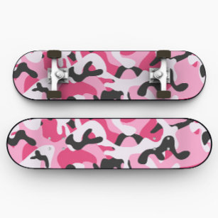 Rosa Camouflage Skateboard   Camouflage Skateboard