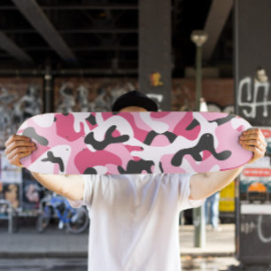 Rosa Camouflage Skateboard   Camouflage Skateboard
