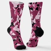 Rosa Camouflage Socken (Gewinkelt)