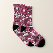 Rosa Camouflage Socken (Paar)