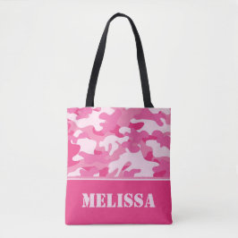 Rosa Camouflage (Tarnung) | personalisiert Tasche