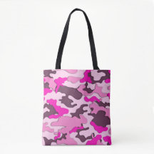 Rosa Camouflage-/Taschen-Tasche