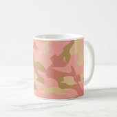 Rosa Camouflage Tasse (VorderseiteRechts)