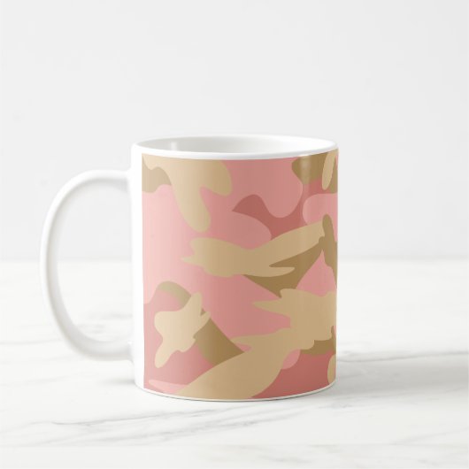 Rosa Camouflage Tasse (Links)
