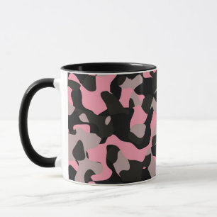Rosa Camouflage Tasse