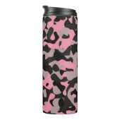 Rosa Camouflage Thermosbecher (Nach rechts gedreht)