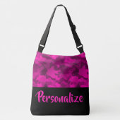 Rosa Camouflage Tragetaschen Mit Langen Trägern (Vorderseite)