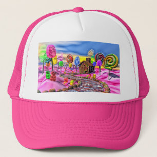Rosa Candyland Truckerkappe