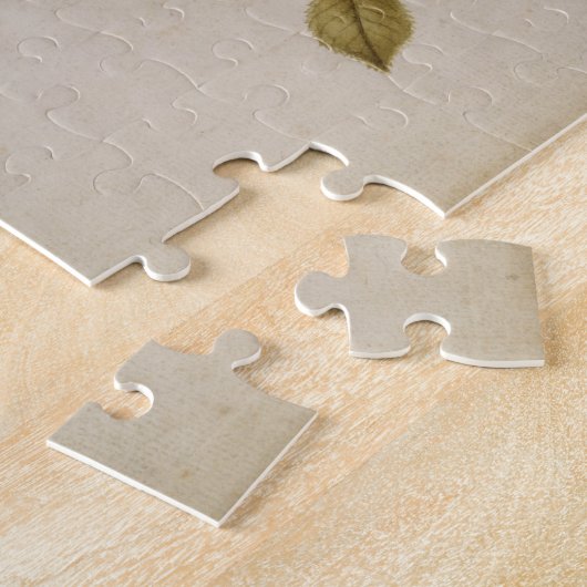 Rosa Canina - Dogrose und Raupe (Bleistift u. mit Puzzle (Seite)