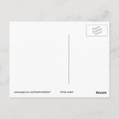 Rosa Canina - Hunde-Rose Postkarte (Rückseite)